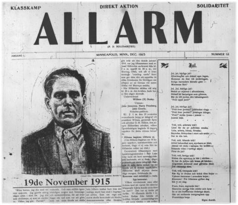 Issue of "Allarm" from December of 1915